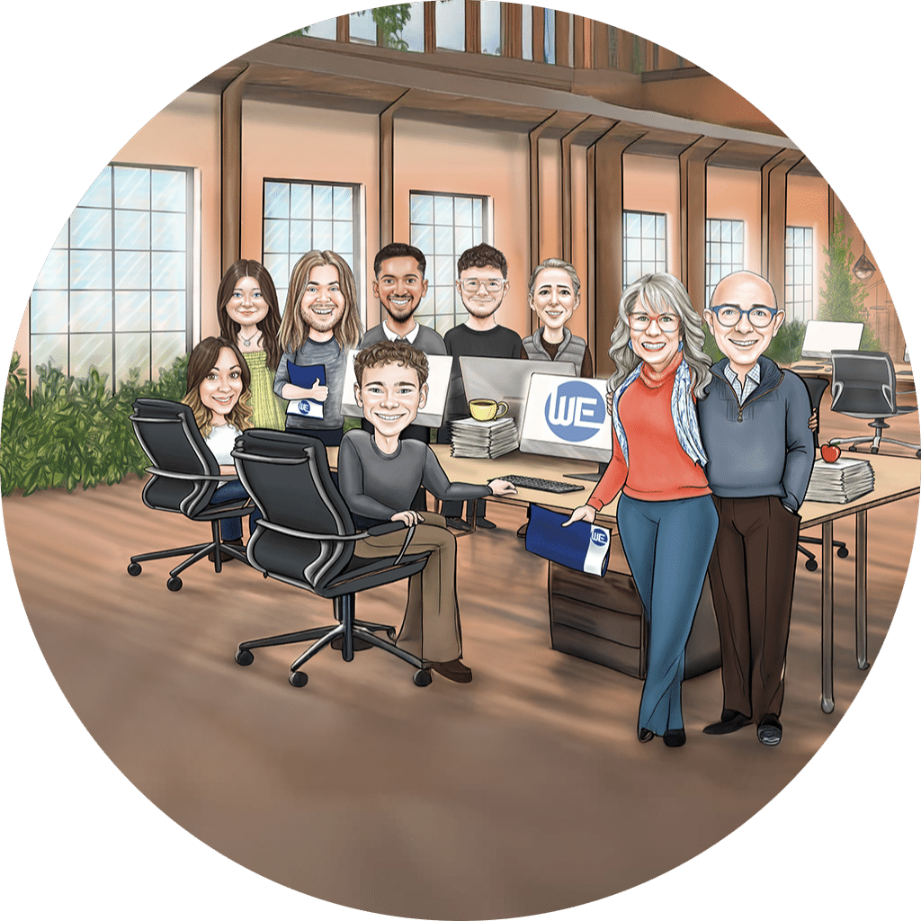 An illustration of the team at Website Energizers
