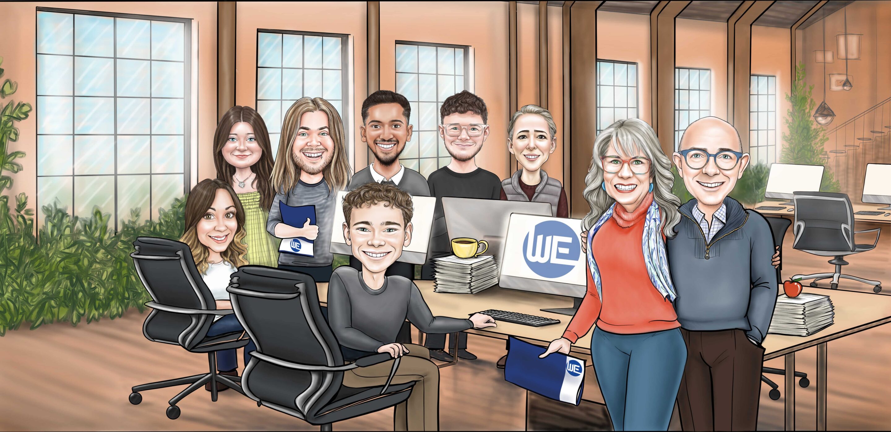 An illustration of the team at Website Energizers